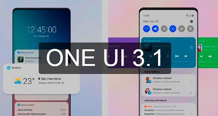 One UI 3.1 Samsung