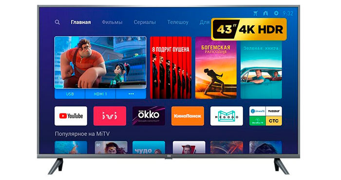 Телевизор Xiaomi MI TV 4S 43 T2 42.5