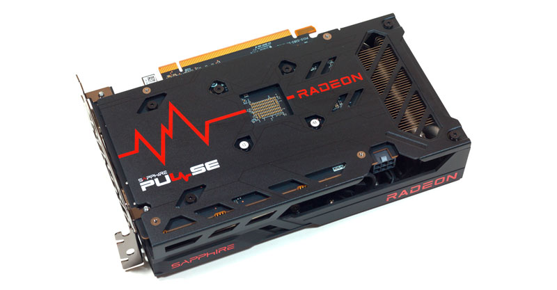 AMD Radeon RX 6500 XT вид сзади