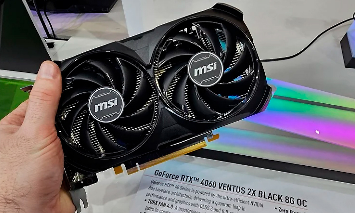 Видеокарта MSI Geforce RTX 4060 Ventus 2x